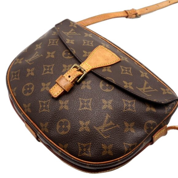 LOUIS VUITTON Handbags - LOUIS VUITTON Monogram Jeune Fille 25 M51225 Shoulder Bag in Brown Coated Can...